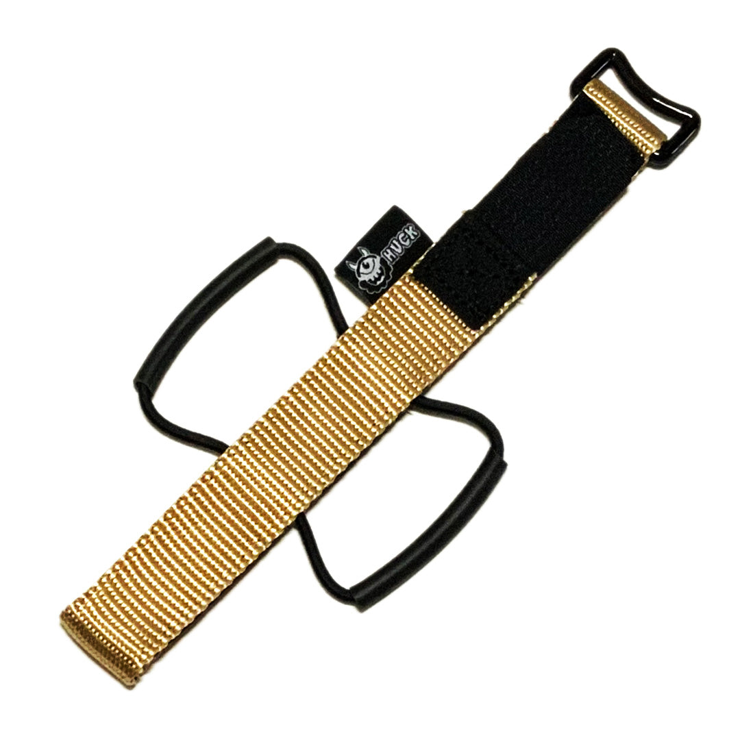 Huck XC Strap, Bike storage strap, gold colour design. gift idea for mountain bikers, perfect gifts for cyclists