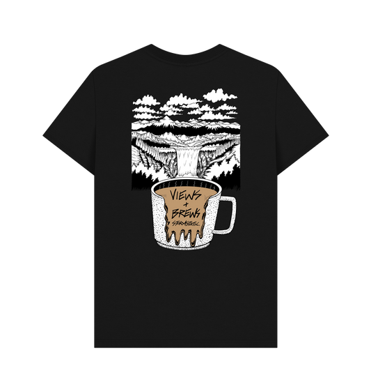 Black Printed T-shirt Back