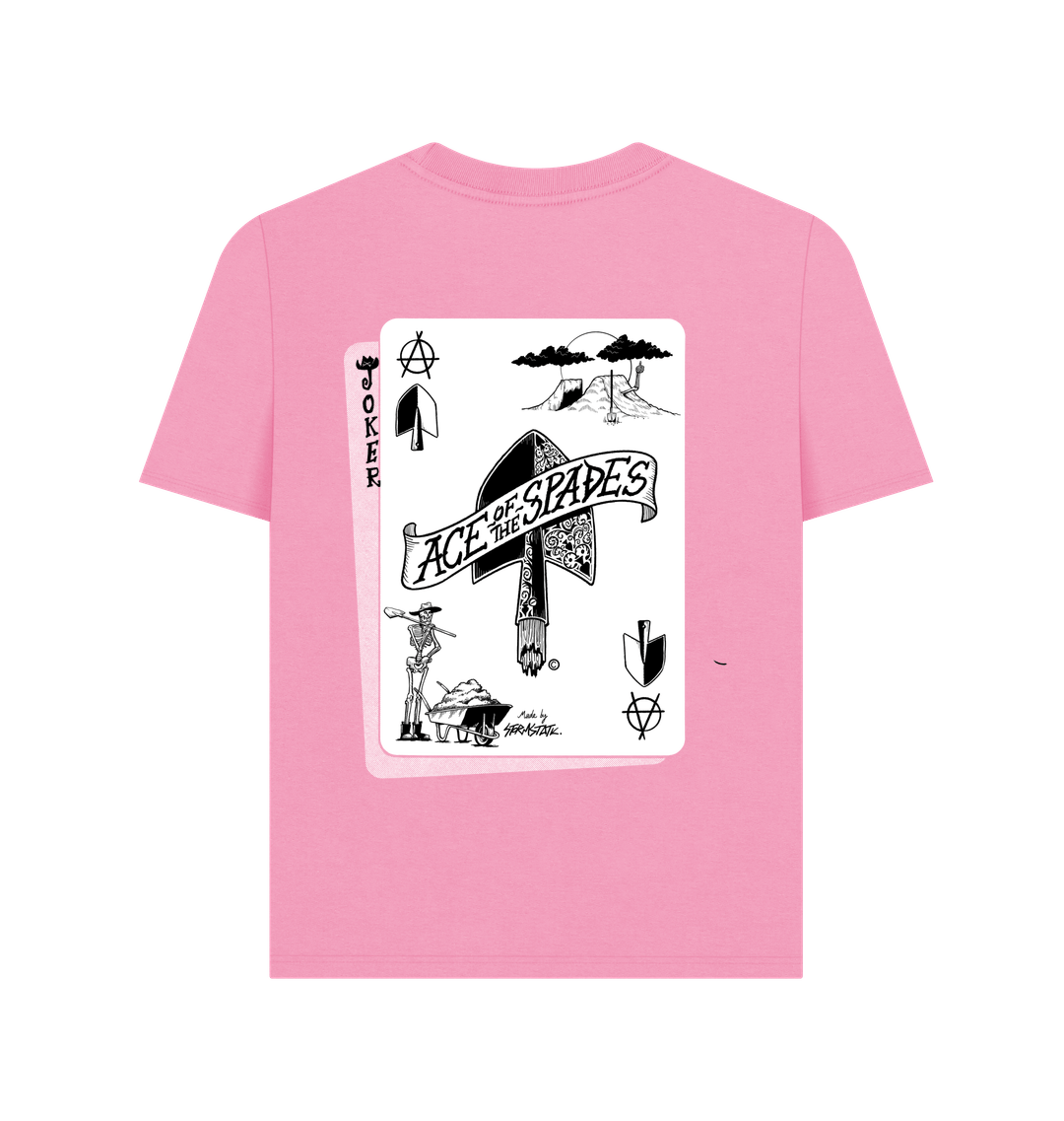 Rose Pink Printed T-shirt Back