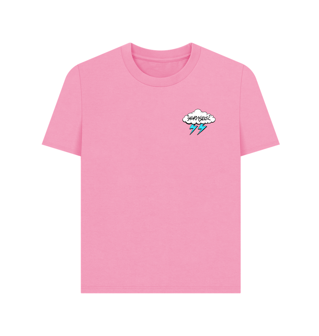 Rose Pink Printed T-shirt Front