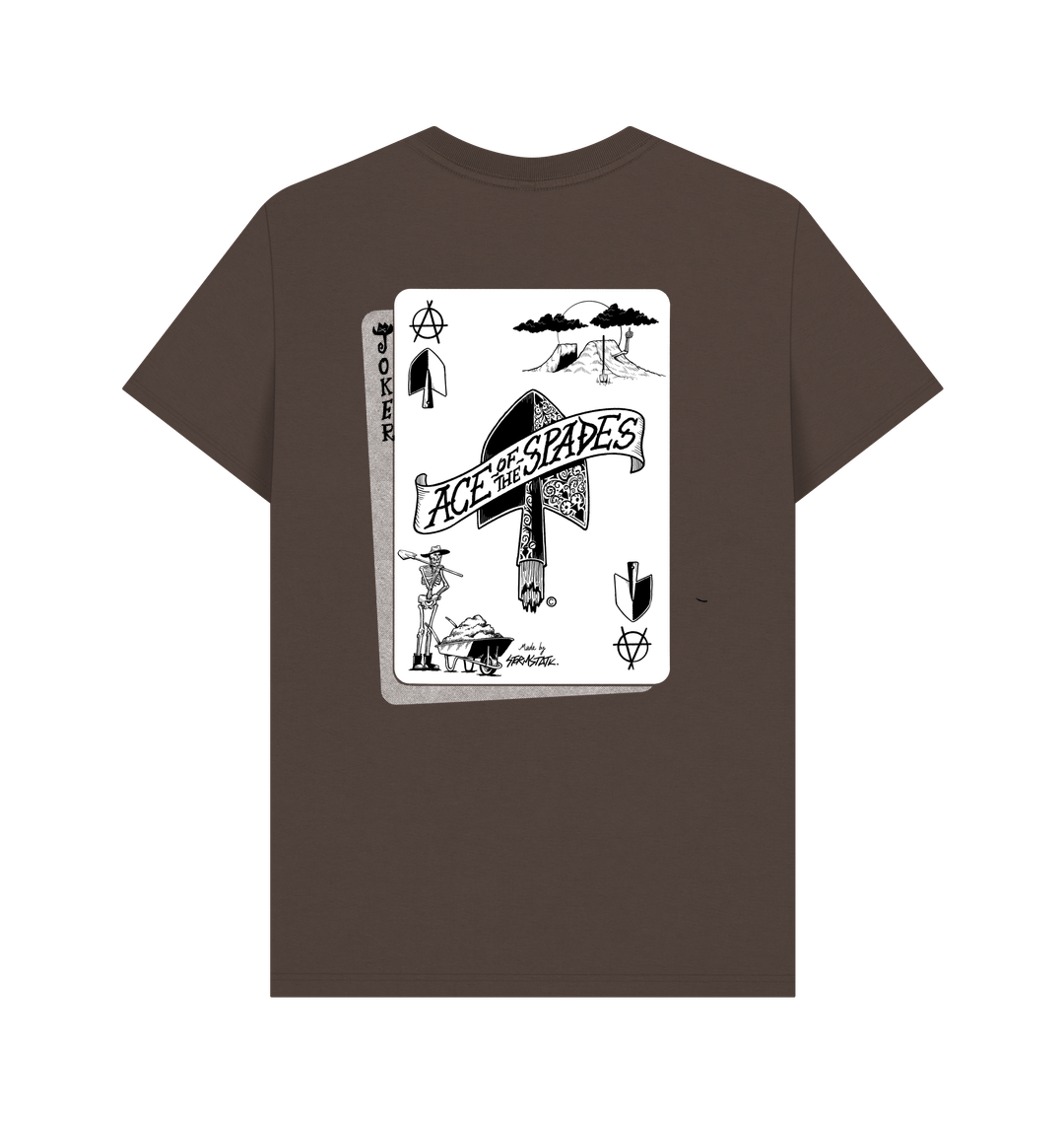 Chocolate Printed T-shirt Back