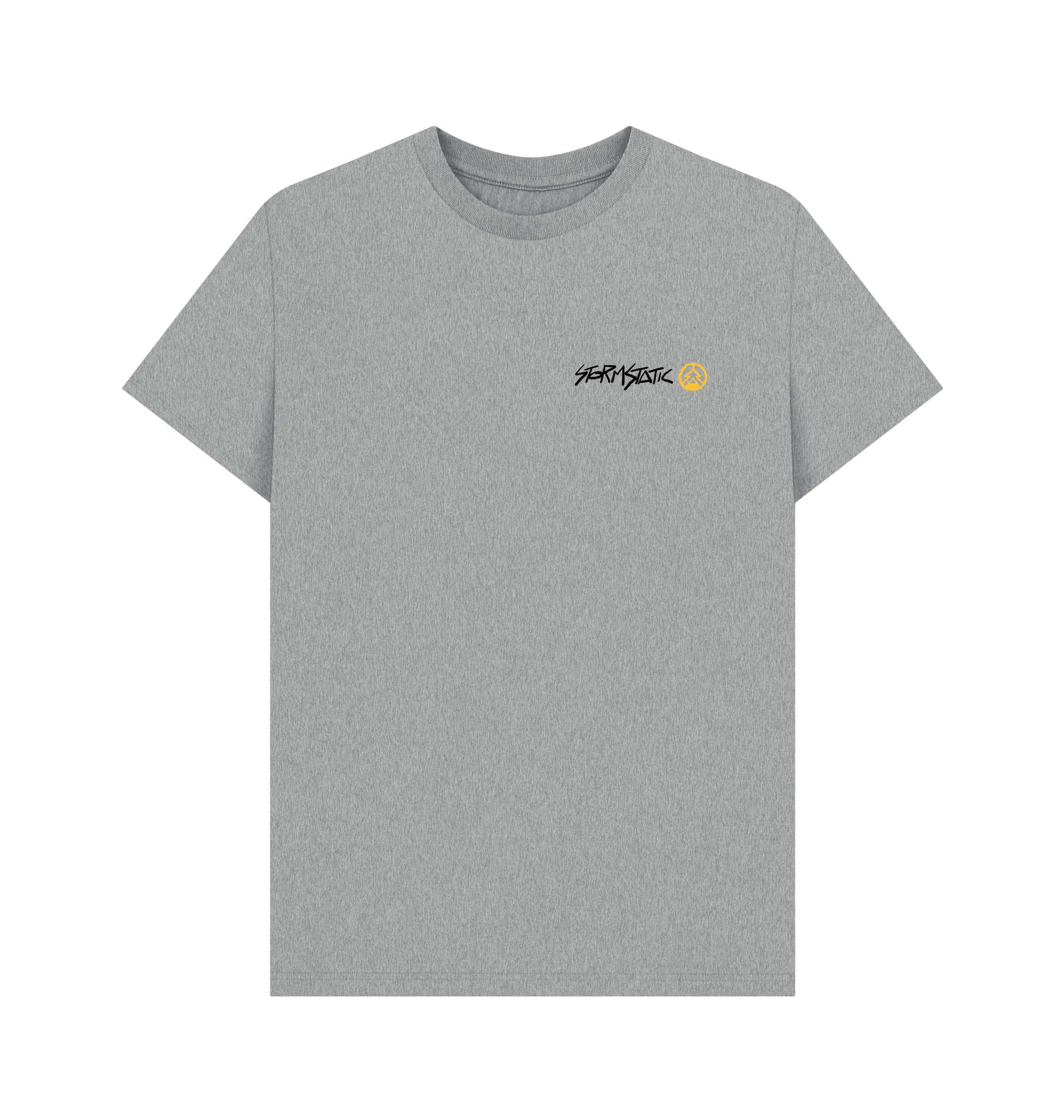 Athletic Grey Printed T-shirt Front