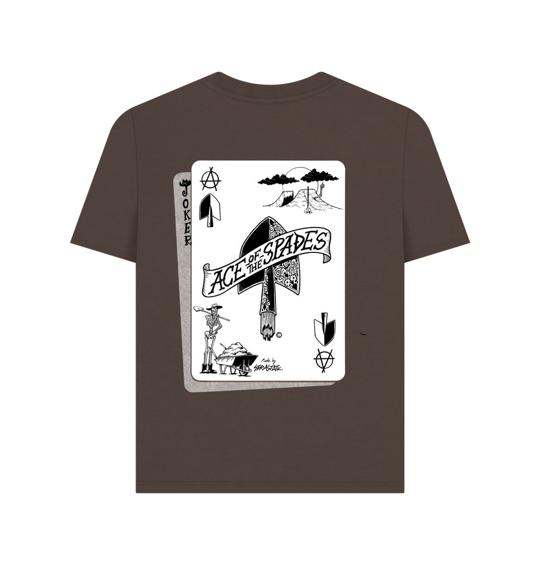 Chocolate Printed T-shirt Back