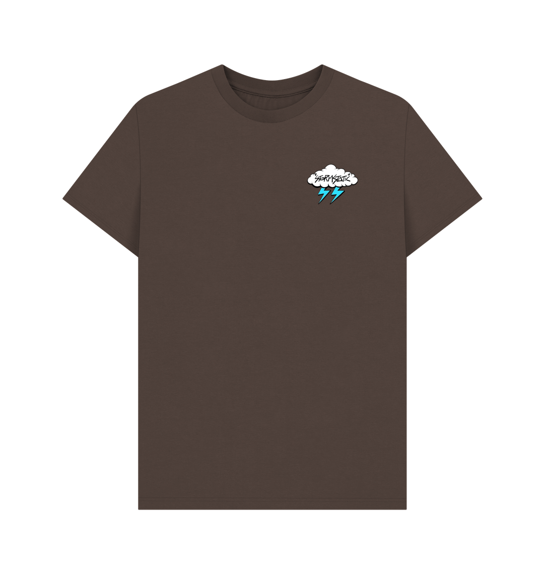 Chocolate Printed T-shirt Front