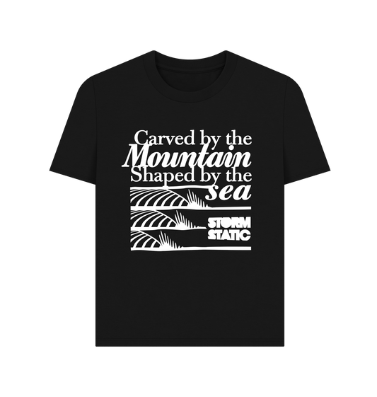 Black Printed T-shirt Front