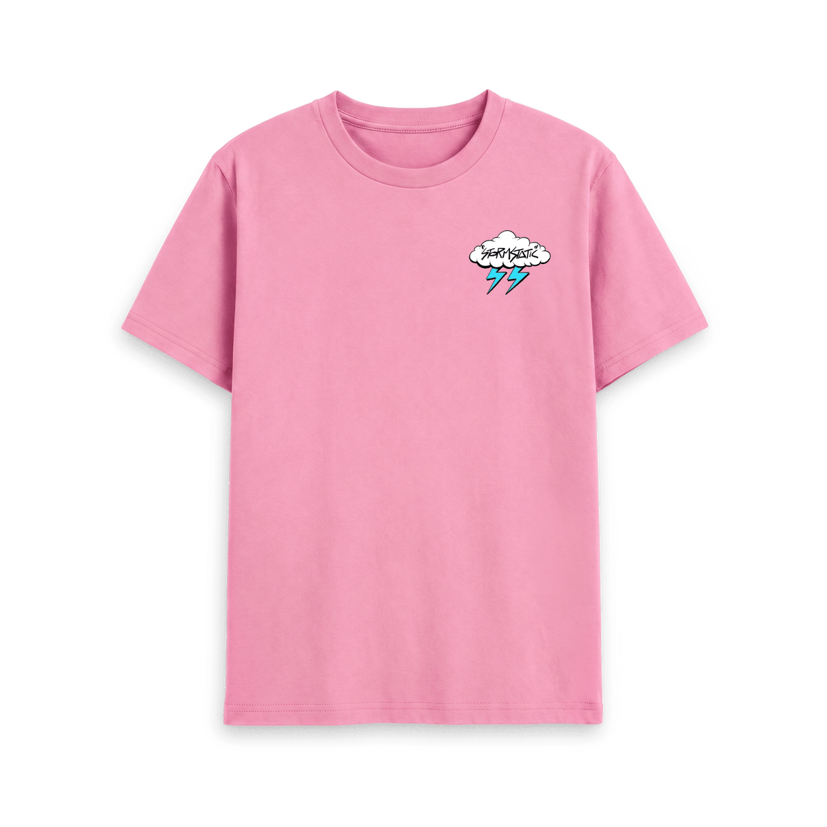 Rose Pink Printed T-shirt Front