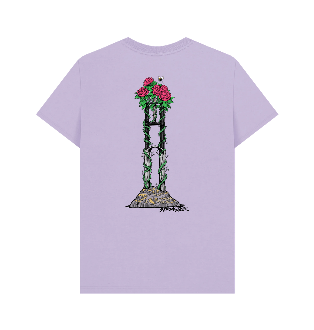 Lilac Printed T-shirt Back