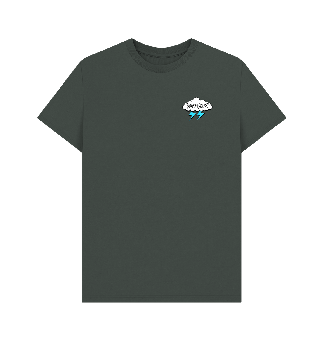 Dark Grey Printed T-shirt Front