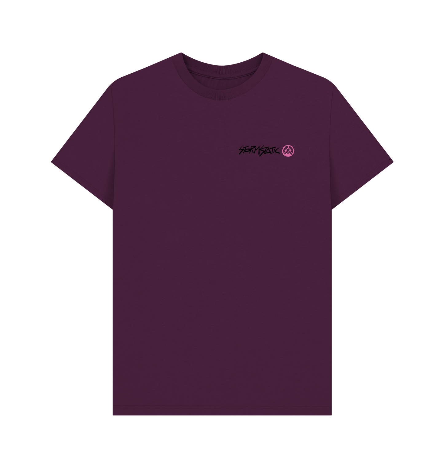 Purple Printed T-shirt Front
