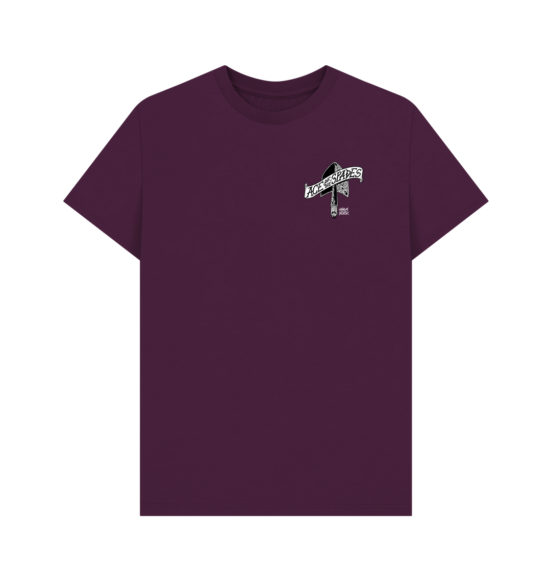 Purple Printed T-shirt Front