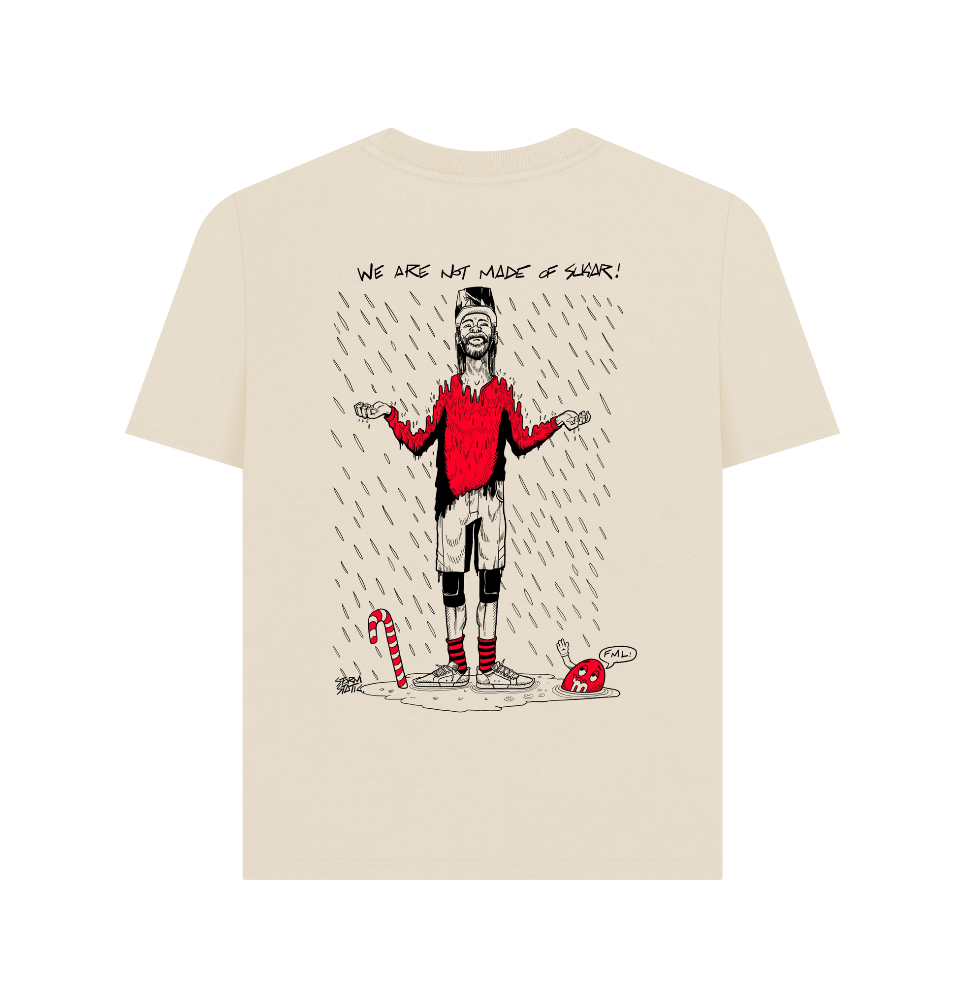 Oat Printed T-shirt Back