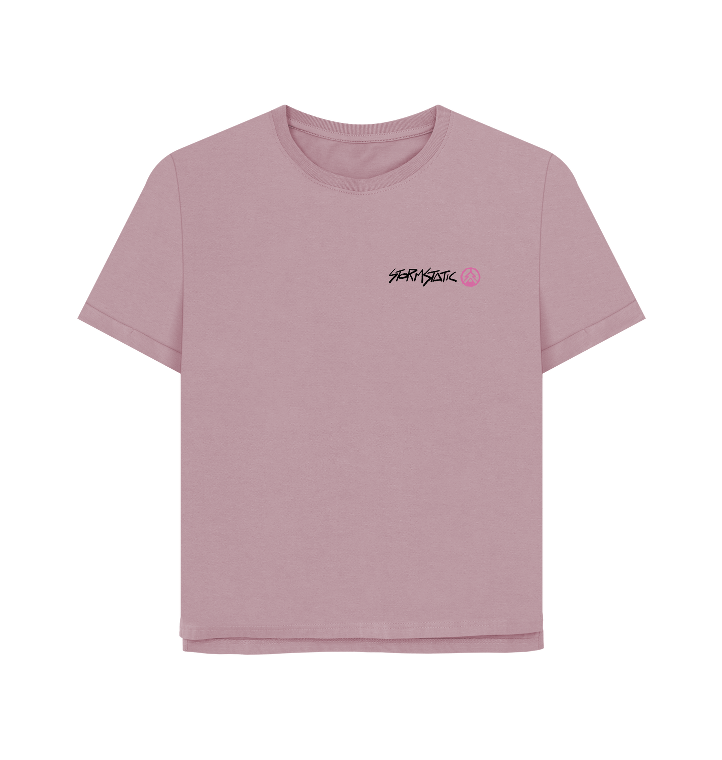 Mauve Printed T-shirt Front