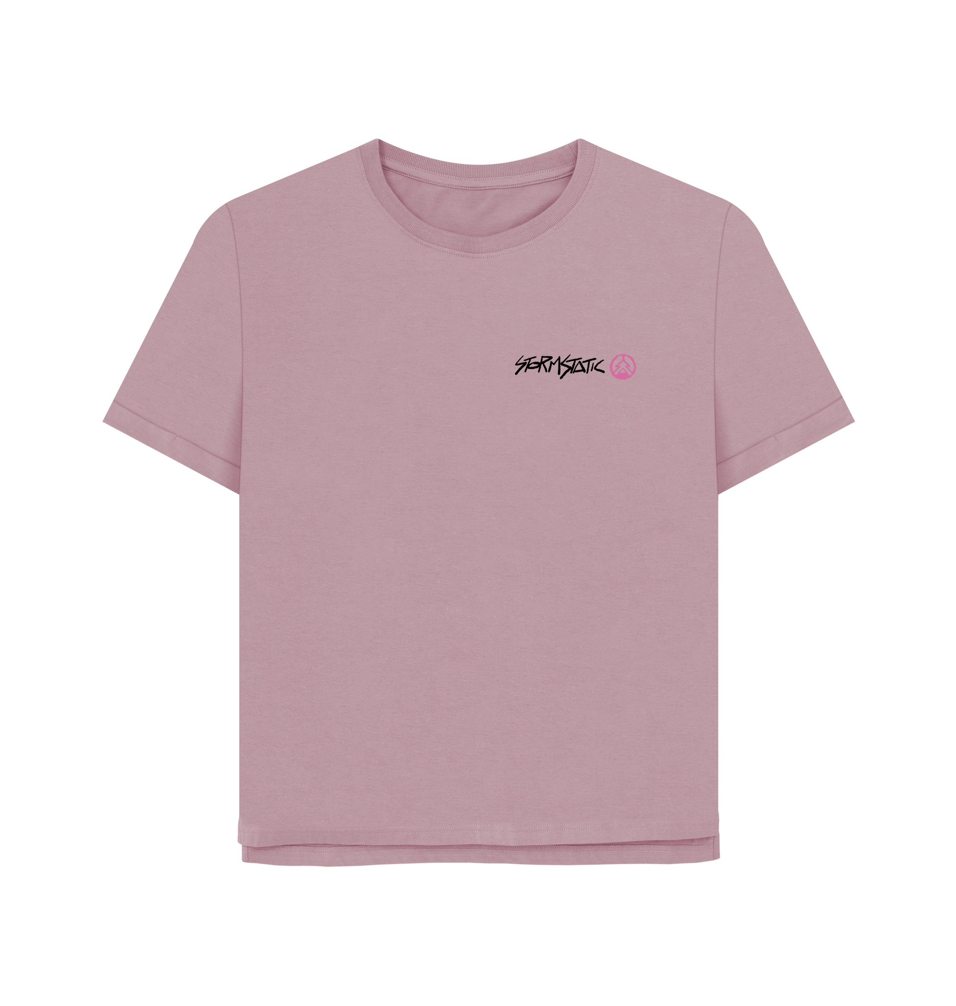 Mauve Printed T-shirt Front