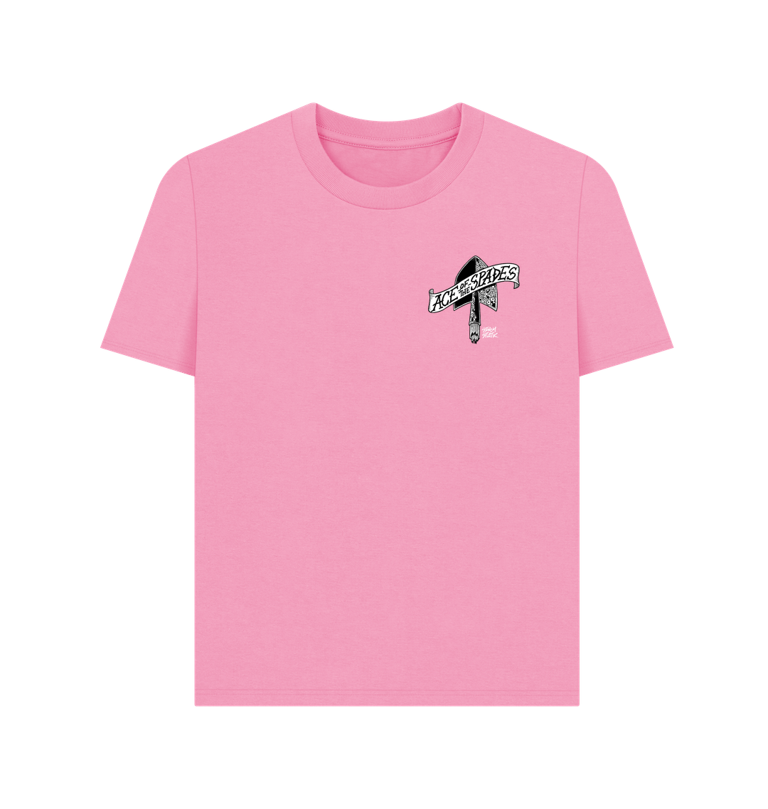 Rose Pink Printed T-shirt Front