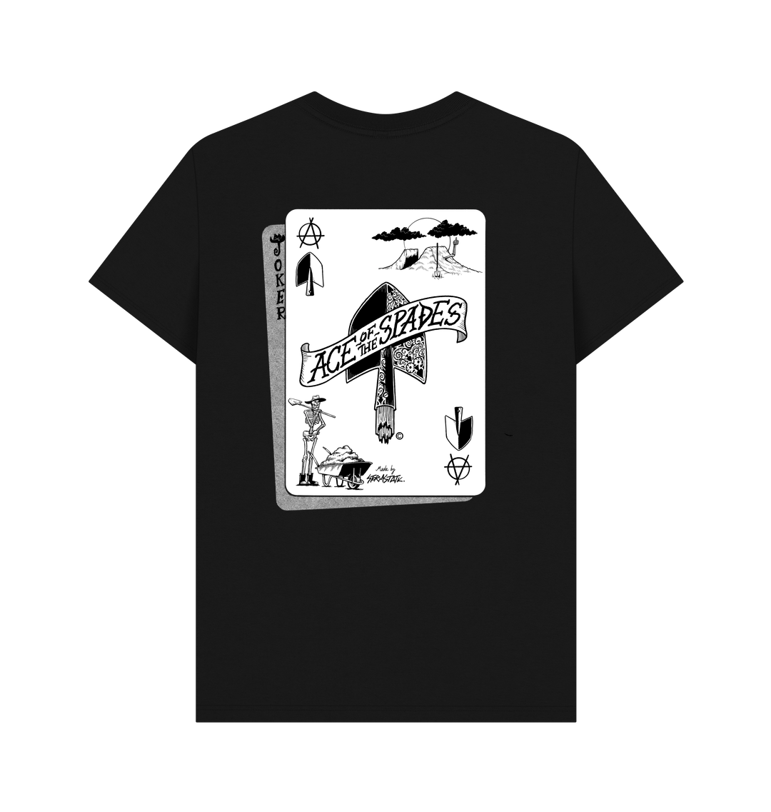 Black Printed T-shirt Back