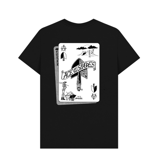 Black Printed T-shirt Back
