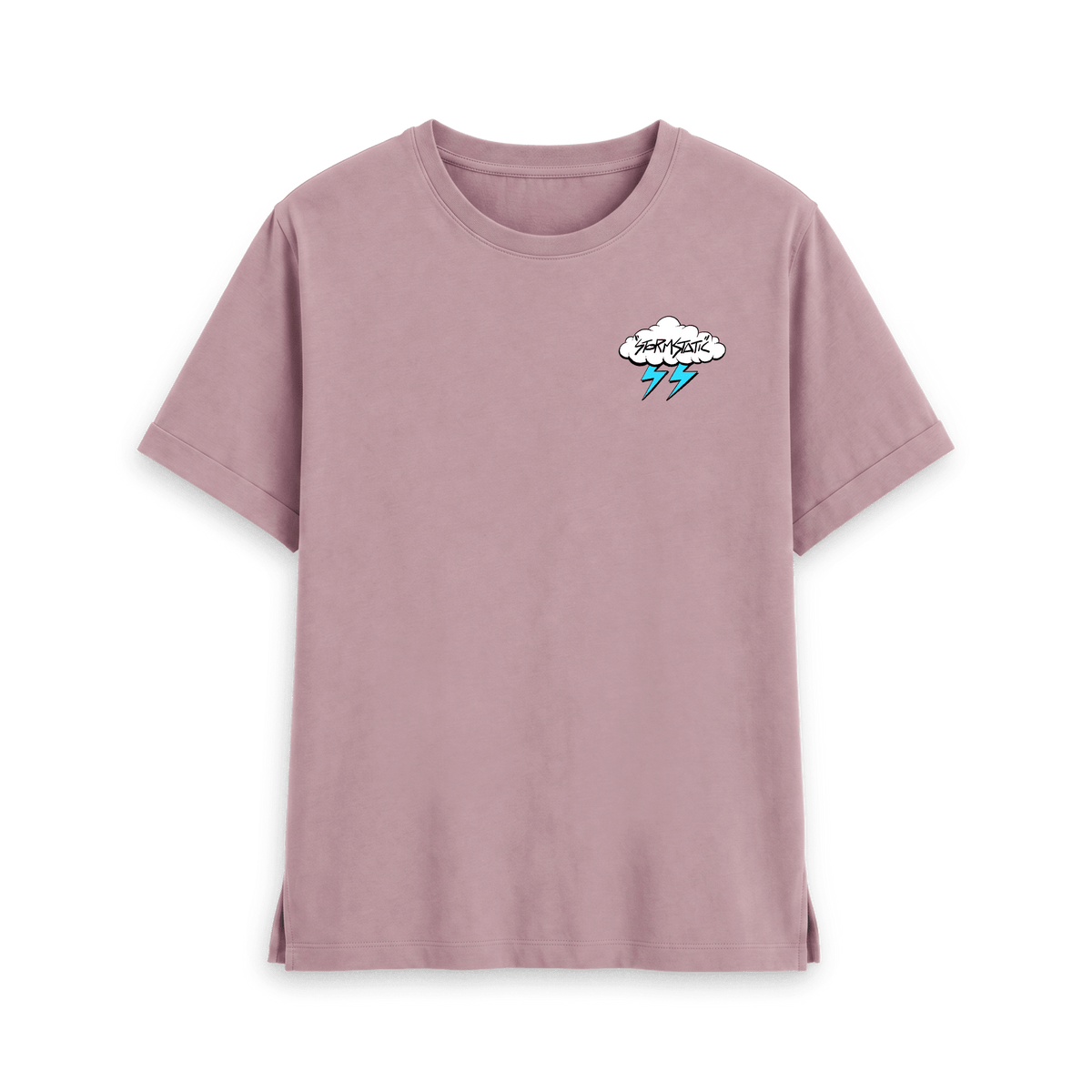 Mauve Printed T-shirt Front