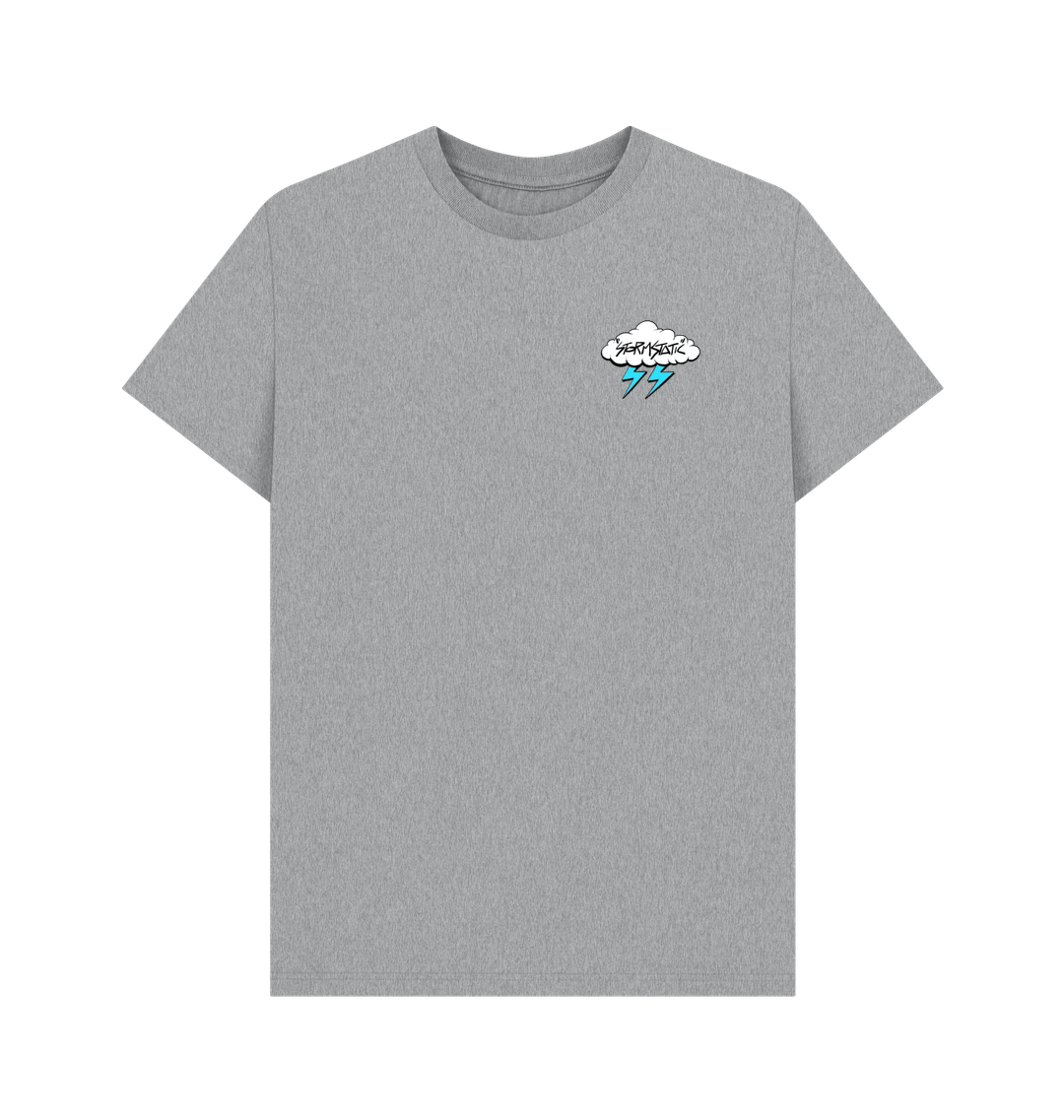 Athletic Grey Printed T-shirt Front