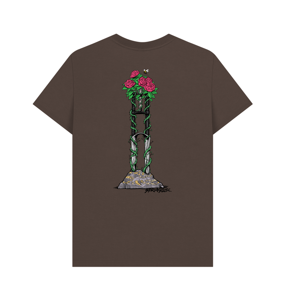 Chocolate Printed T-shirt Back