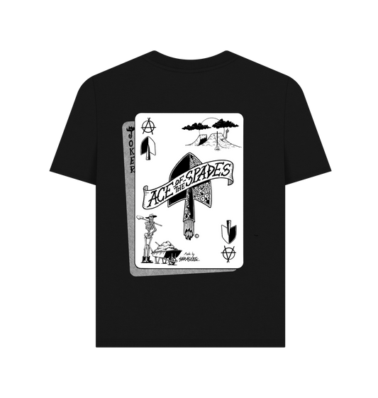 Black Printed T-shirt Back